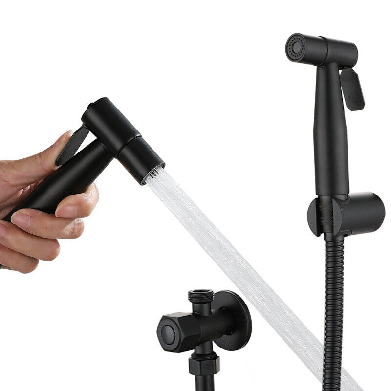 Shower Head Douche Hand Held Bidet Toilet Spray Jet Diverter Shattaf Kit SUS304