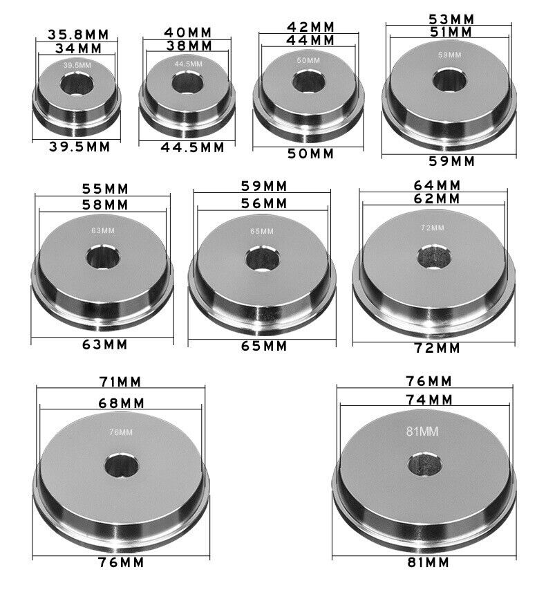 11Pcs Wheel Bearing Race Seal Bush Driver Set Bushing Housing Rod Aluminium