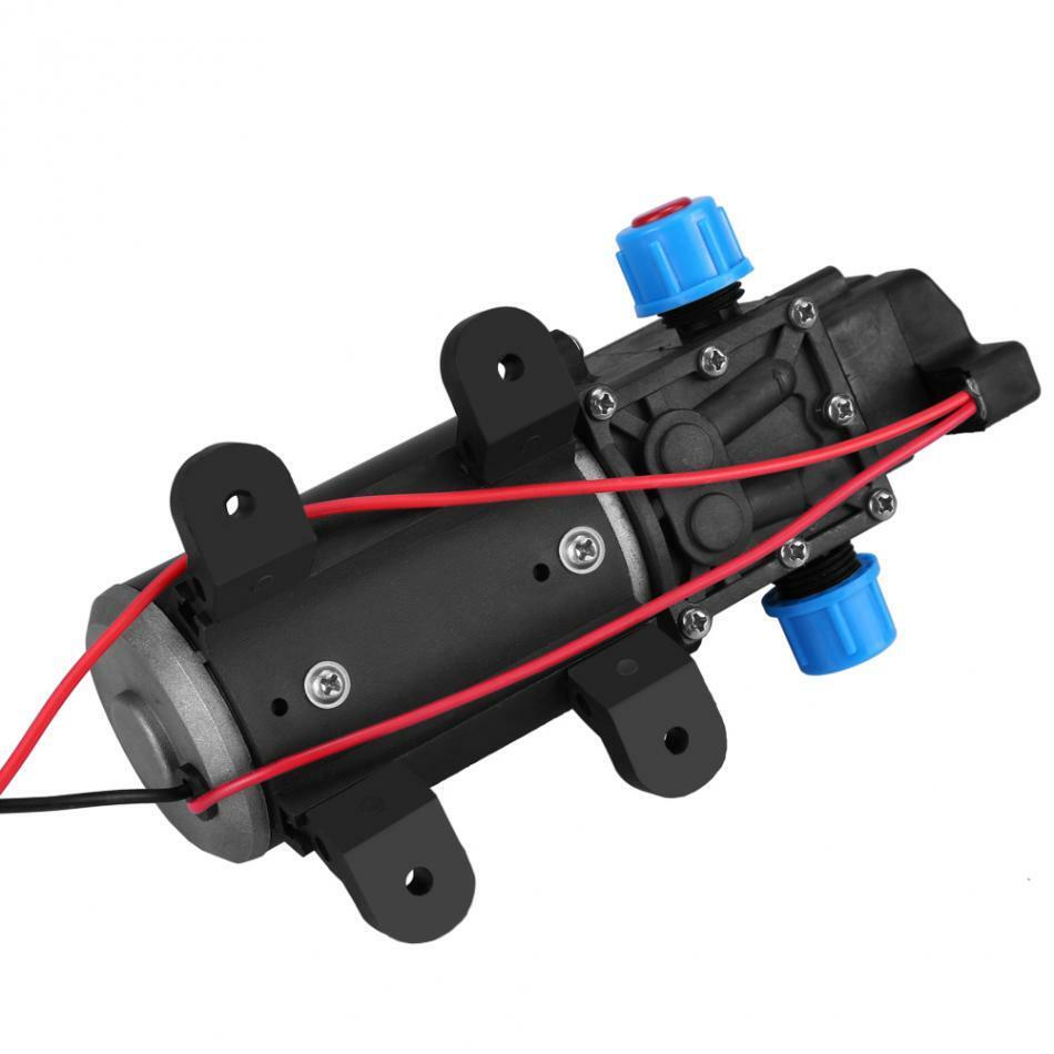 100W 12V 160PSI Pressure Water Pump Caravan Camping Boat 8L/Min Self-Priming
