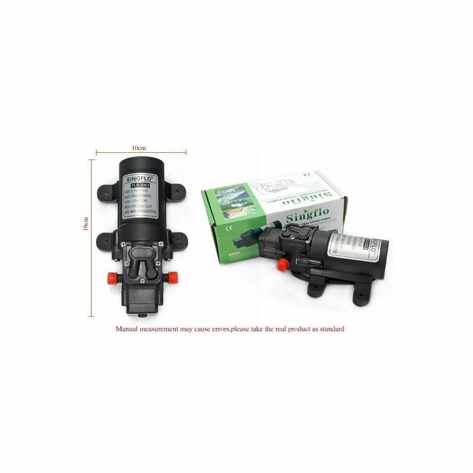 12V 4.3Lpm Self-Priming Water Pump High Pressure Caravan Camper Boat Marine Home