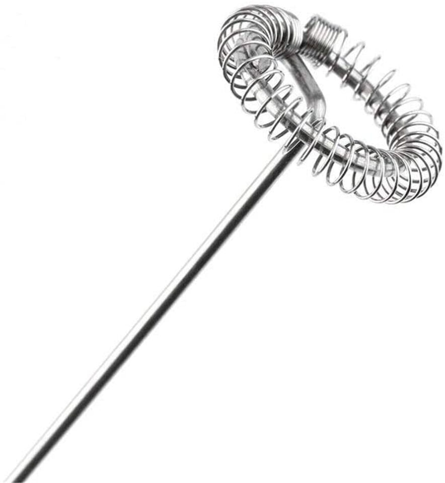 Black Electric Mini Foamer Kitchen Milk Frother Egg Beater Stirrer Whisk Drink Mixer