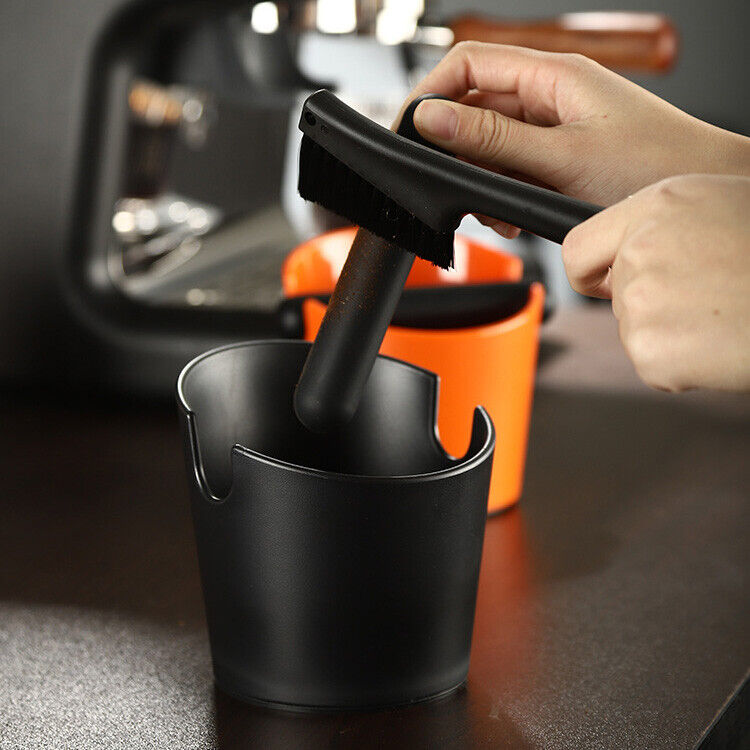 PRO Coffee Knock Bin CREMA Espresso Grinds Tamper Waste Box Container Tamp Tube