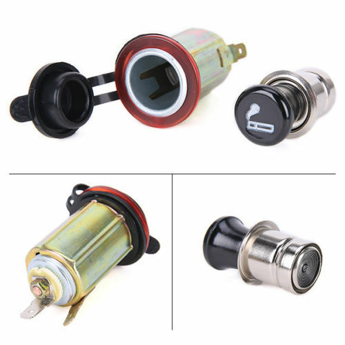 12/24V Switch Panel Car Cigarette Lighter Socket Boat USB Charging Voltmeter