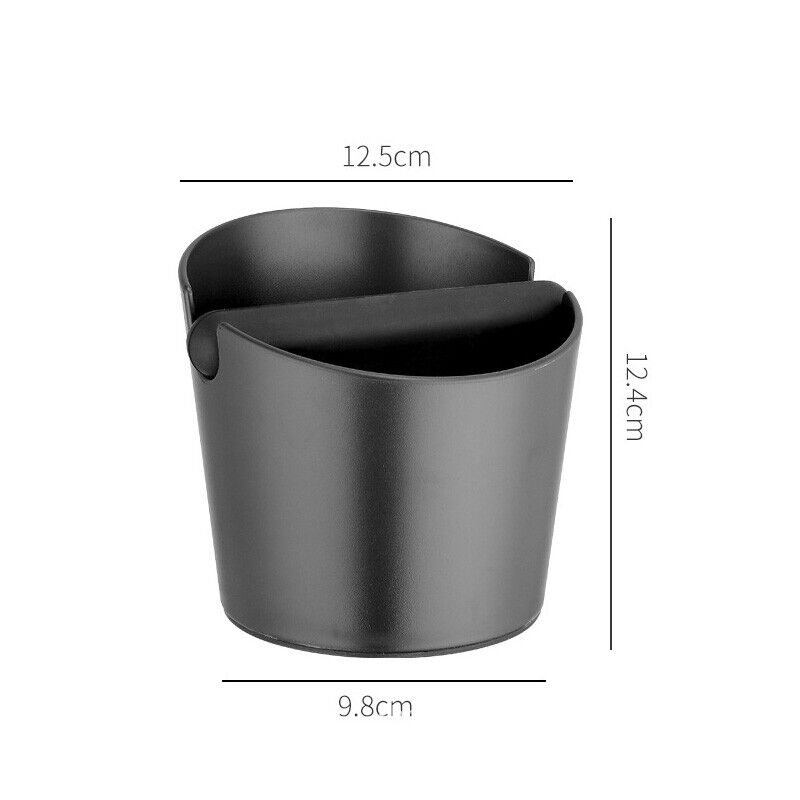 PRO Coffee Knock Bin CREMA Espresso Grinds Tamper Waste Box Container Tamp Tube