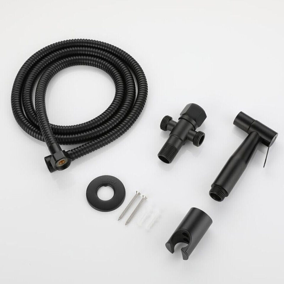 Shower Head Douche Hand Held Bidet Toilet Spray Jet Diverter Shattaf Kit SUS304