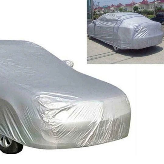 Waterproof Aluminum Outdoor Car Cover Double Thick Rain UV Resistant 450cm*160cm*110cm