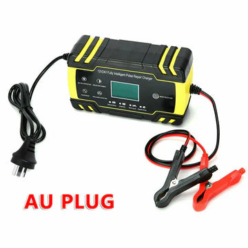 LCD 8A 12V/24V Smart Car Battery Charger Automatic Repair 4WD Boat Caravan Truck