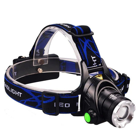 100000LM Rechargeable Headlight Zoomable LED Headlamp CREE XML T6 Head Torch