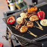BBQ Grill Mat Reusable Bake Sheet Resistant Teflon Meat Barbecue Non-Stick Party