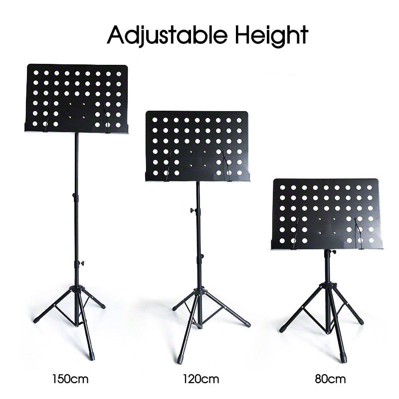 Folding Stand Stage Music Sheet Adjustable Heavy Duty Metal Music Conductor AU