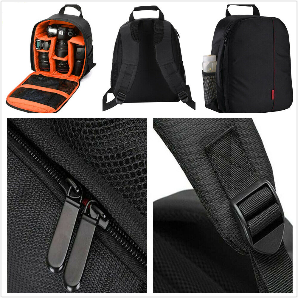 Camera Bag Case Backpack For Canon Sony Nikon SLR DSLR Waterproof Shockproof AU