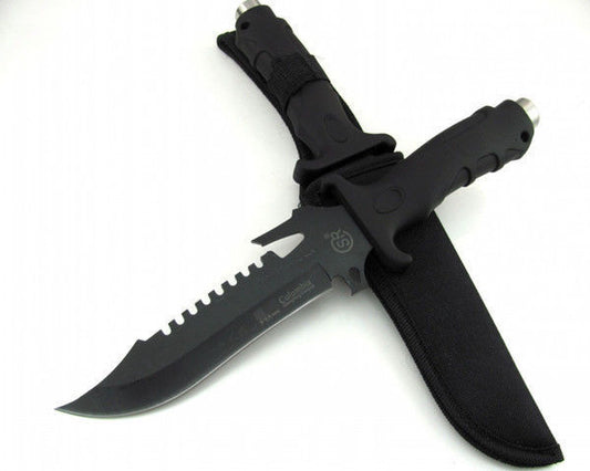 Camping Survival Tactical Razor Sharp Bowie Knife Outdoor Hunting Pig