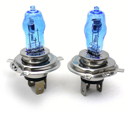 H4 HEADLIGHT GLOBES CAR LIGHT BULBS 100/90W 6000K 12V XENON SUPER WHITE (1 Pair)