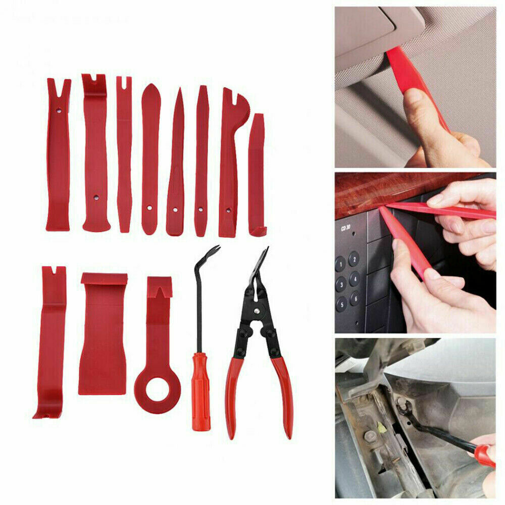 31pcs Car Trim Removal Tool Auto Hand Tools Pry Bar Dash Panel Door Interior Kit