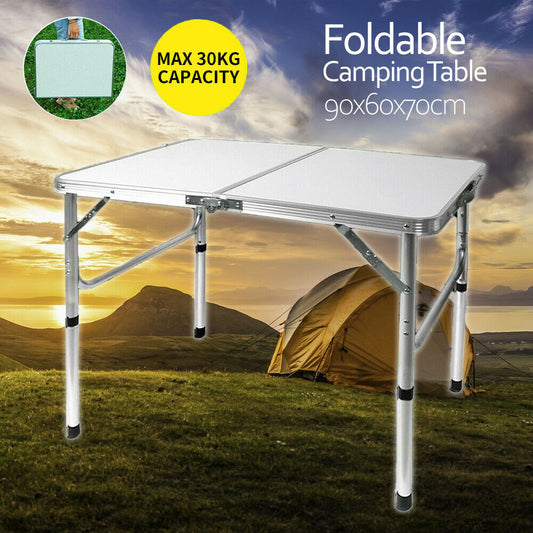 Portable Folding Camping Table Aluminium Picnic Outdoor Foldable Tables BBQ Desk
