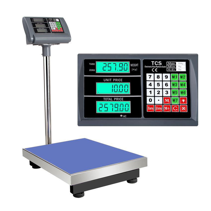 150KG Electronic LCD Computing Digital Platform Scales Postal Shop Scale Weight