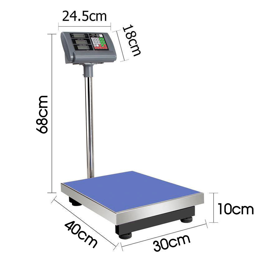 150KG Electronic LCD Computing Digital Platform Scales Postal Shop Scale Weight