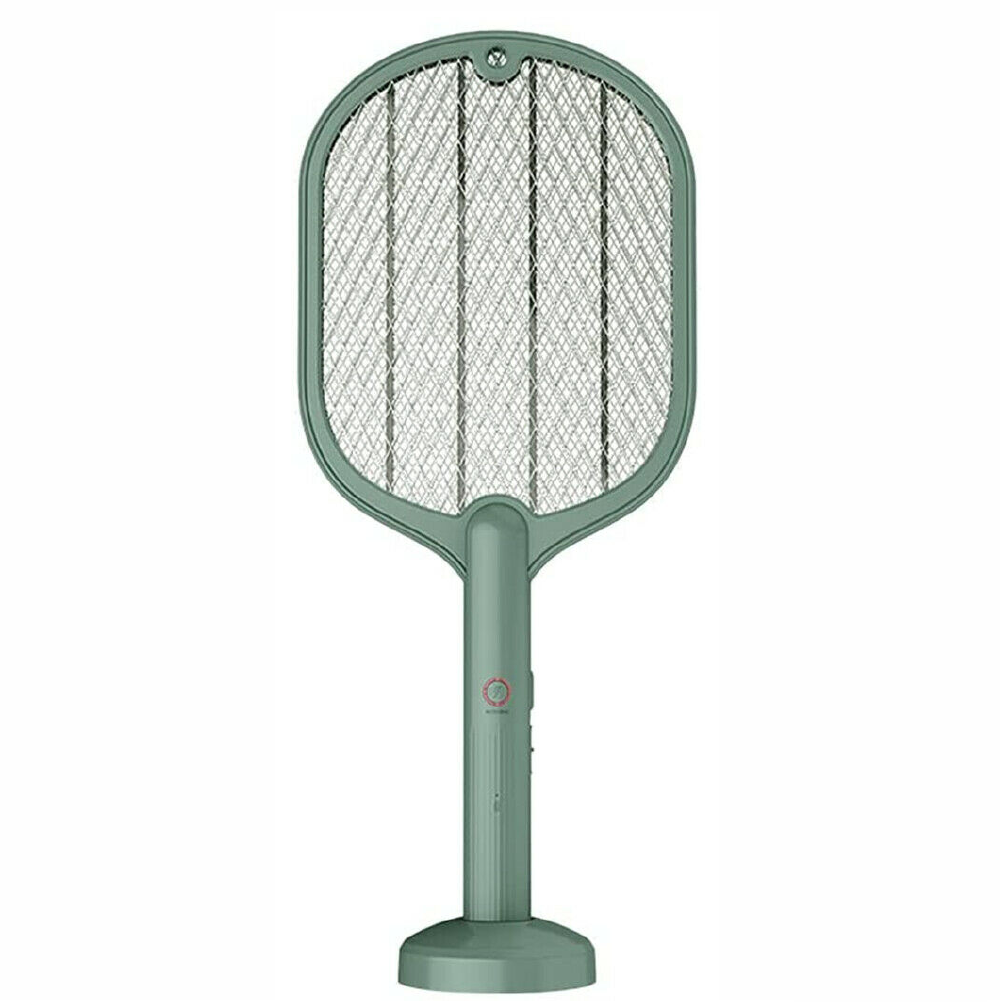 2 In 1 Electric USB Rechargable Racket Fly Swatter Mosquito Insect Killer Zapper