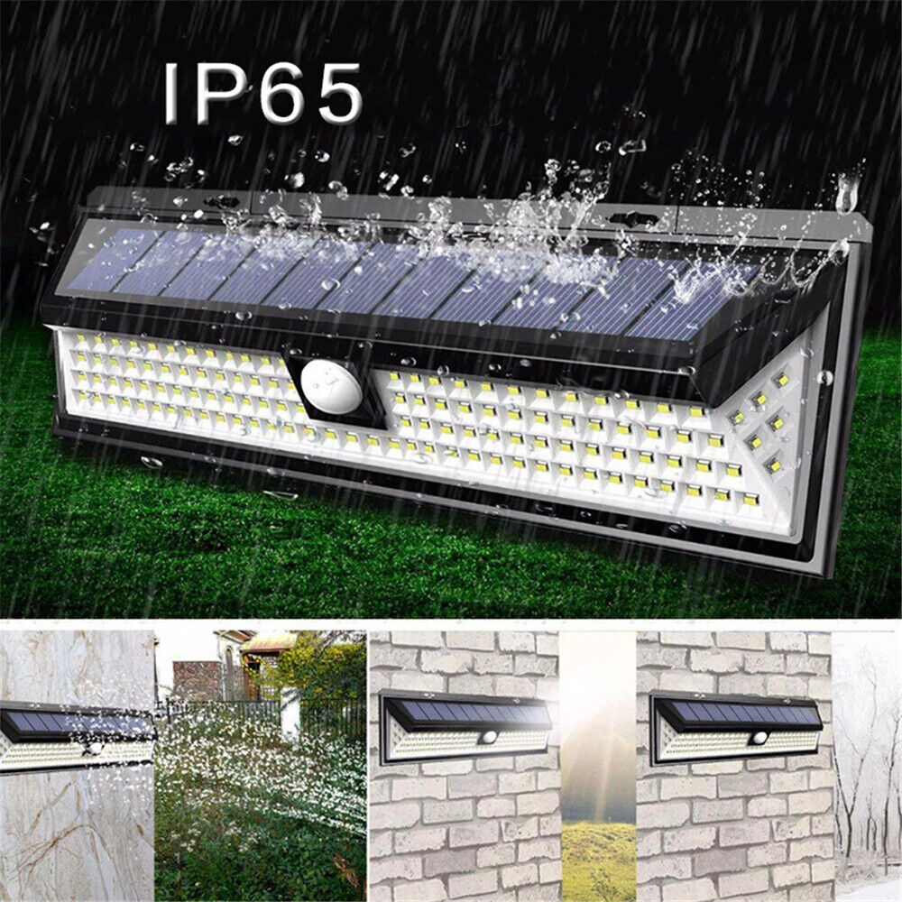 180LED Solar Power Motion Sensor Light Outdoor Security Garden Waterproof Lamp