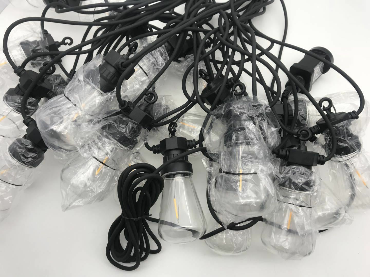 20m LED Bulb String Lights Fairy Party Christmas Wedding Party In/Outdoor Decor