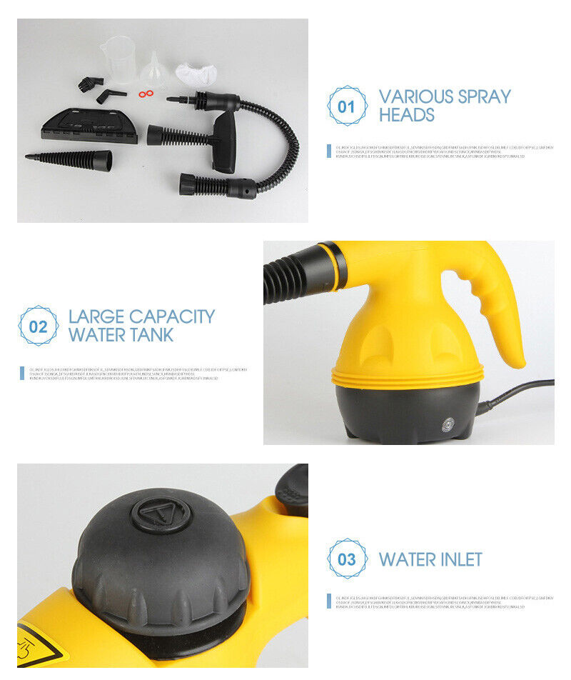 Portable Electric High Pressure Steam Cleaner Multi-Purpose Handheld Sprayer