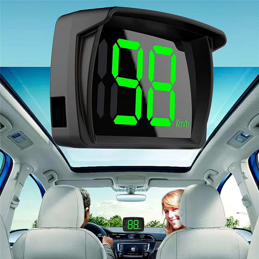Universal HUD Head UP Display GPS Speedometer Digital Car Gauge Speedo KMH USB