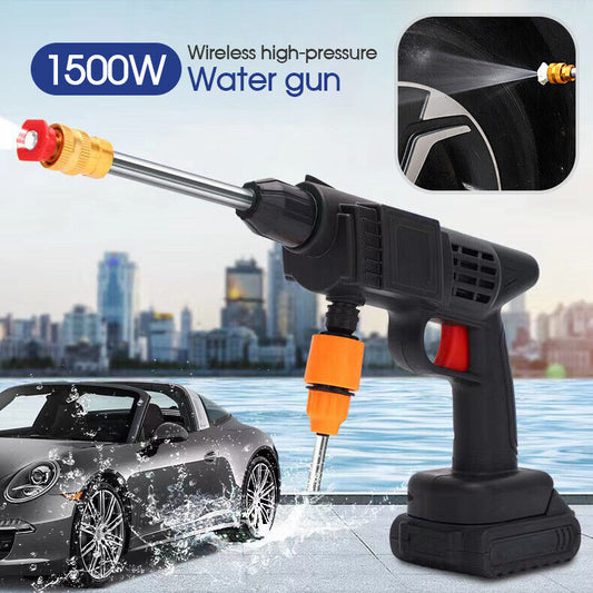 8106 Portable Cordless Car High Pressure Washer Jet Water Wash Cleaner Gun