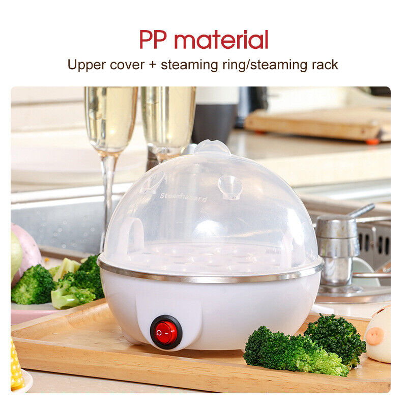 Electric Soft Hard Egg Boiler Bowl Cooker Poacher Steamer Noise Free Cooker AU