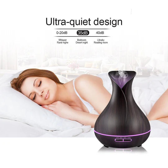 Aroma Aromatherapy Diffuser LED Essential Oil Ultrasonic Air Humidifier