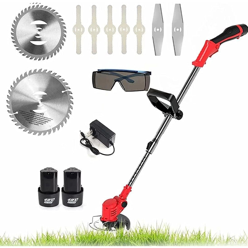 CORDLESS ELECTRIC GRASS STRING TRIMMER LAWN CUTTER BRUSH MOWER WHIPPER SNIPPER