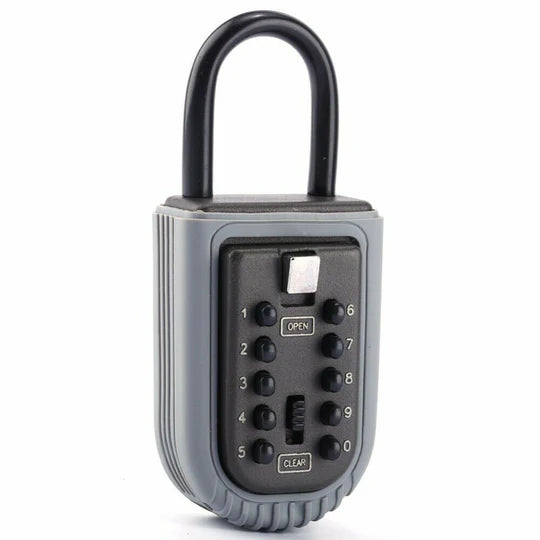 10-Digit Combination Lock Key Safe Storage Box Padlock Home Security