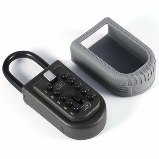 10-Digit Combination Lock Key Safe Storage Box Padlock Home Security