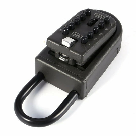 10-Digit Combination Lock Key Safe Storage Box Padlock Home Security