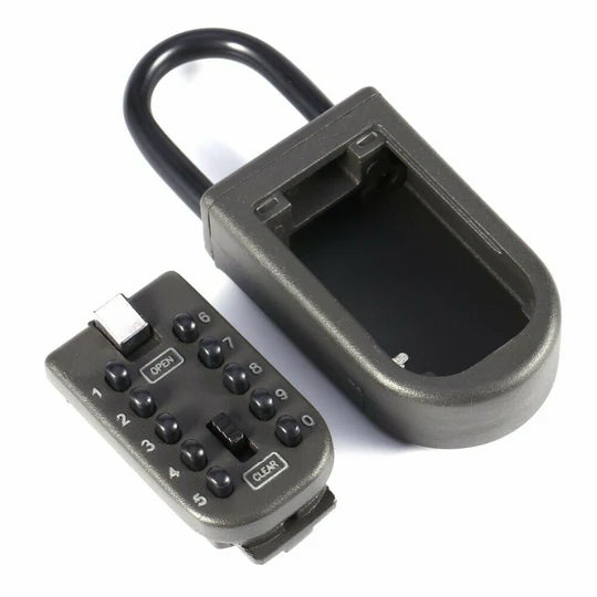 10-Digit Combination Lock Key Safe Storage Box Padlock Home Security