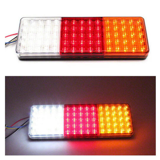 2X 12-24V 75 LED Lights Ute Trailer Caravan Truck Boat Stop Reverse Indicator