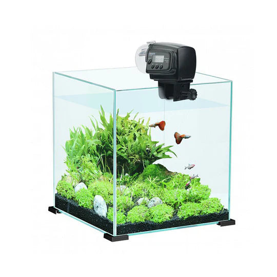 Automatic Fish Food Feeder Digital LCD Timer Aquarium Tank Pond Auto Feeder