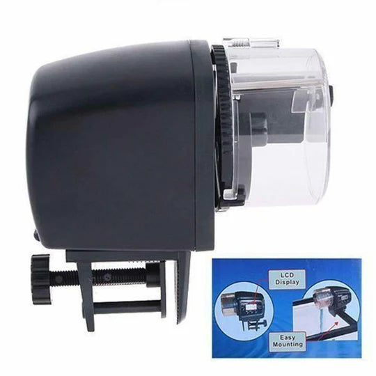 Automatic Fish Food Feeder Digital LCD Timer Aquarium Tank Pond Auto Feeder