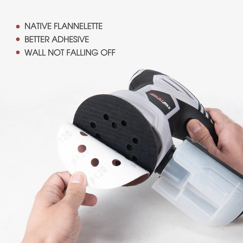 125mm 5" Sanding Discs 8-Hole 60-3000 Grit Orbital Sander Pads Sandpaper 100pcs