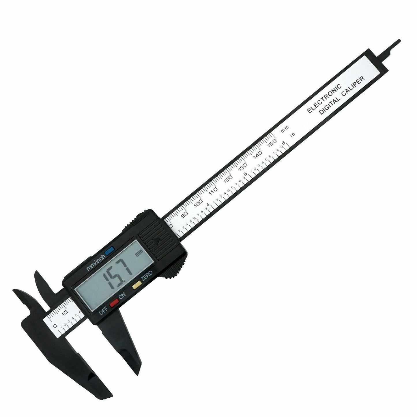 150mm 6'' Inch Electronic Digital Vernier Micrometer Caliper Gauge Carbon Fiber