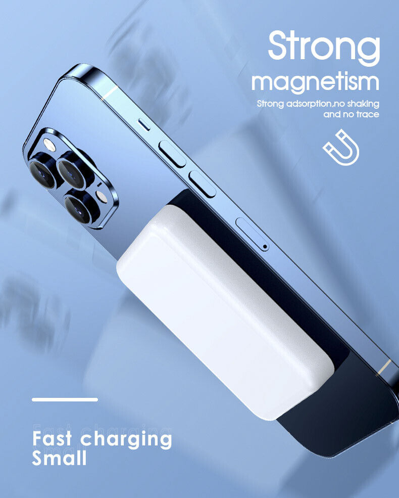 Wireless Battery Pack for Phone Wireless Power Bank 10000 mAh Magnetic