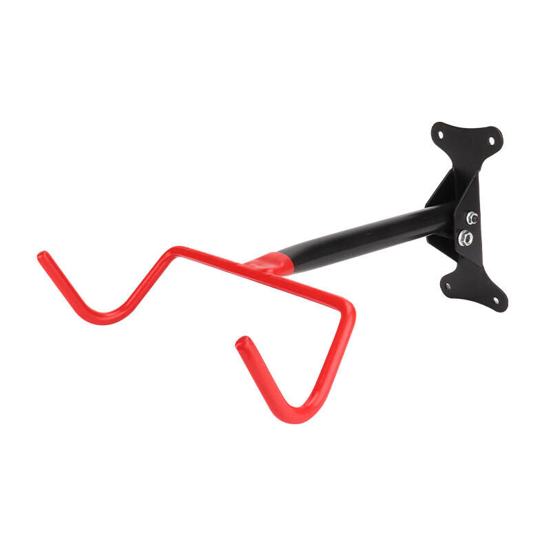 New Bike Bicycle Storage Stands Rack Wall Mounted Hanger Hook Red Black Steel