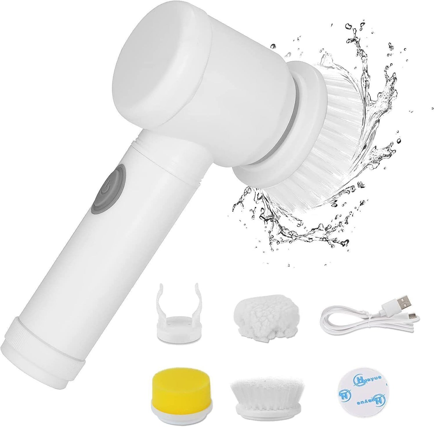 5 In 1 Handheld Bathtub Brush Kitchen Sink Cleaning Tool Tub Electric Brush