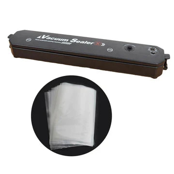 Automatic Vacuum Sealer Machine with 10pcs Vaccum Bags Food Packing Kitchen Tool