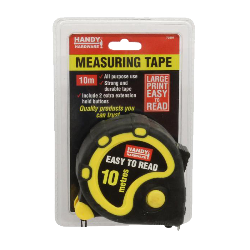 Measuring Tape Measure Steel Ruler Lock Rubber Grip Metric & Inch 5m/7.5m/10m