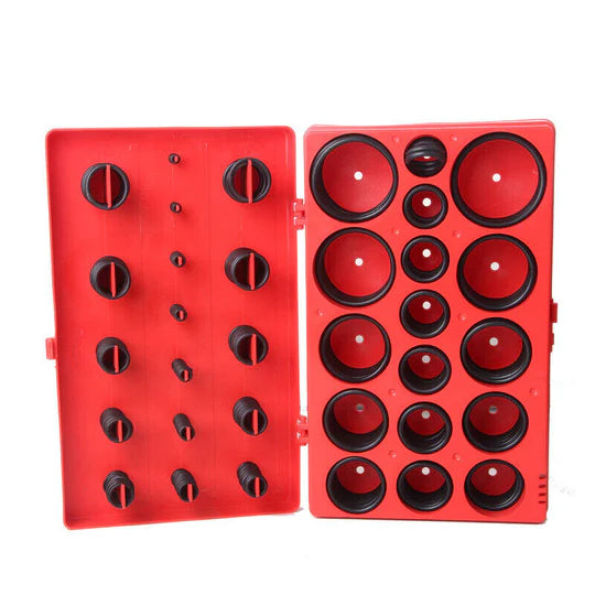826PCS INDUSTRIAL RUBBER O RING ASSORTMENT KIT SET 419 METRIC & 407 IMPERIAL