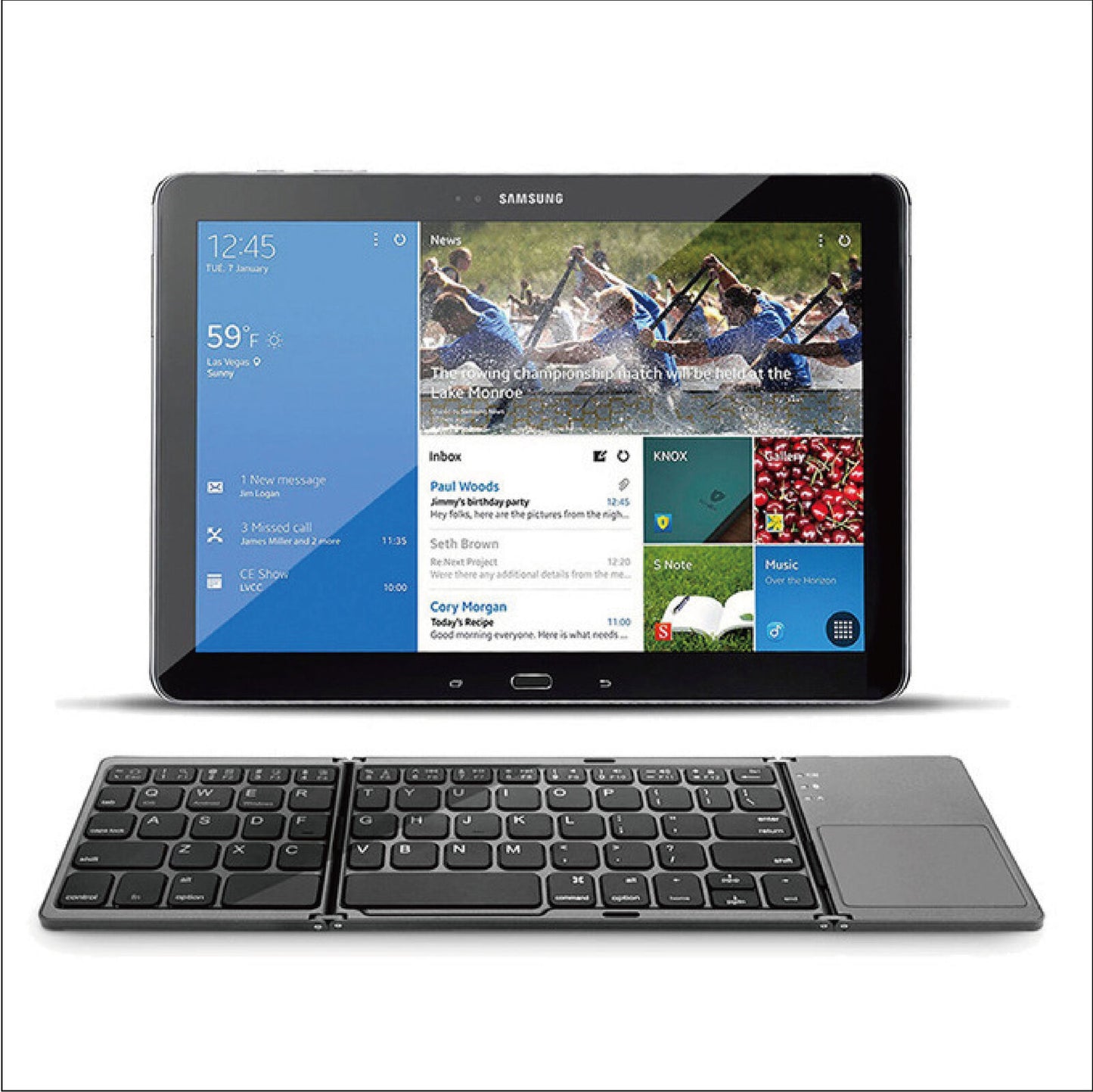 Portable Mini Folding Bluetooth Keyboard Wireless