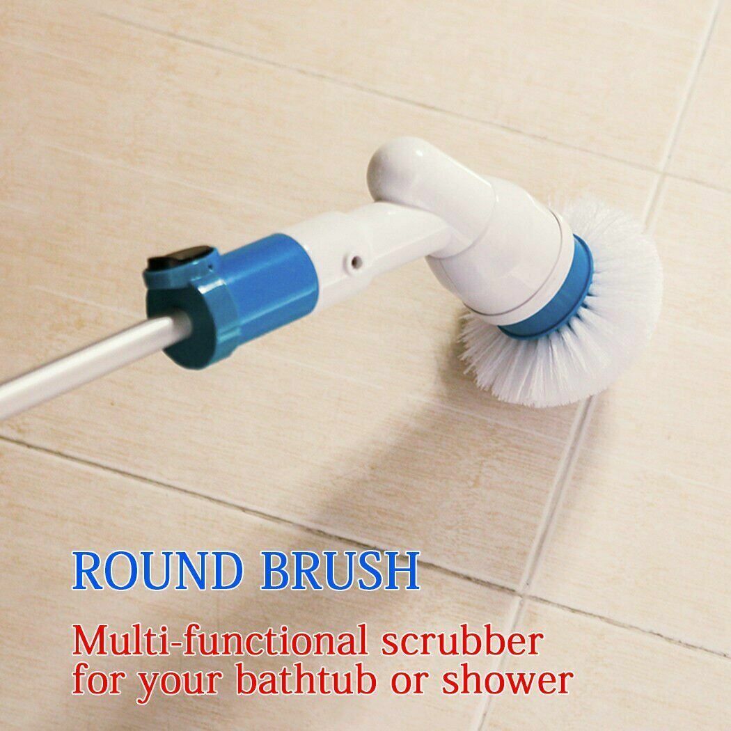 Turbo Spin Scrub Mop Bath Cleaning Brush High Floor Scrubber Hurricane Home