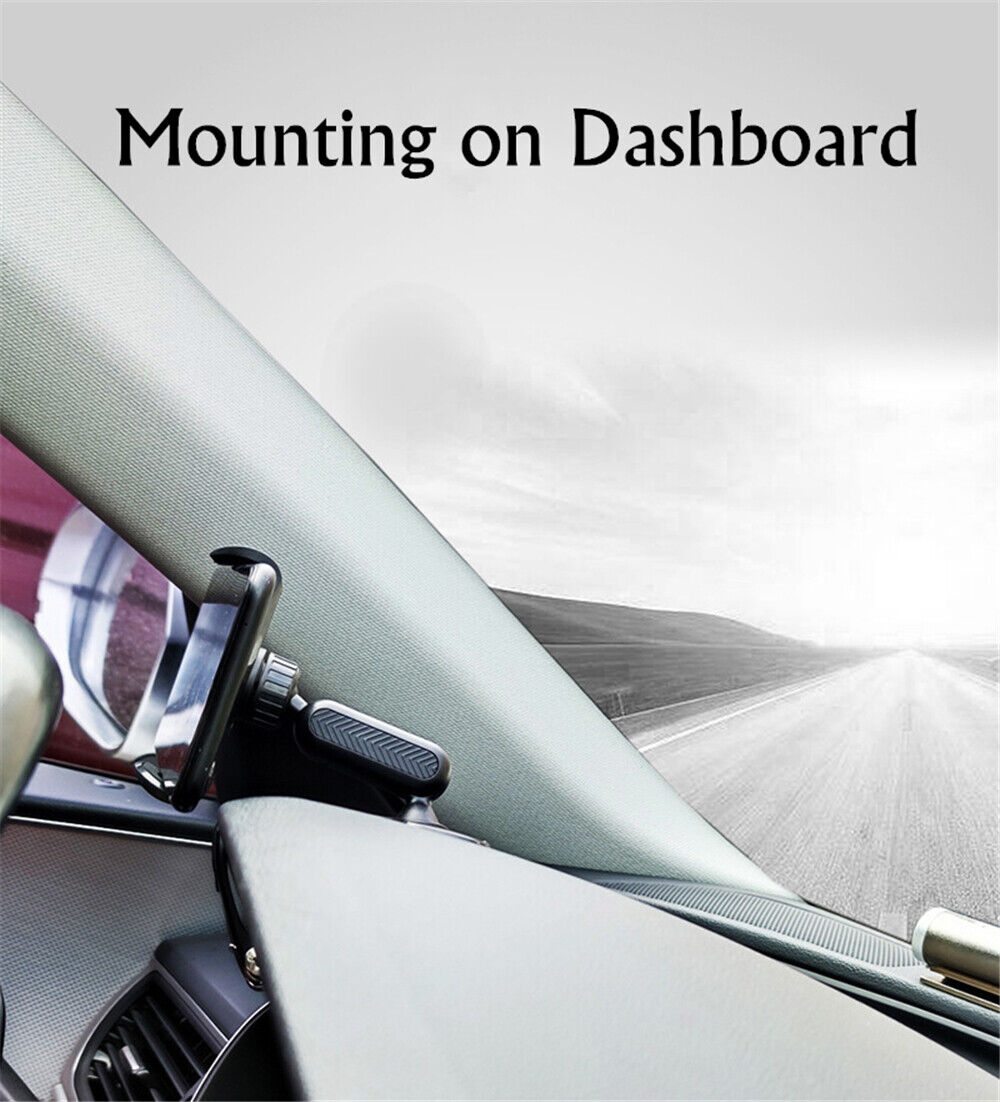 360° Universal Car GPS Navigation Dashboard Stand Dash Mount Mobile Phone Holder