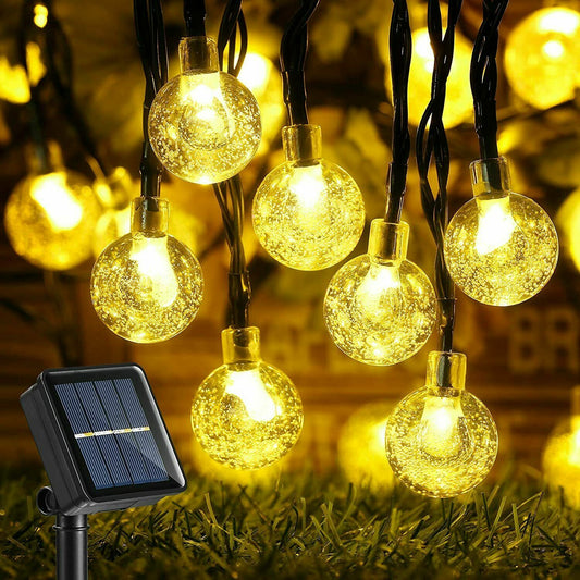 200LED Solar Globe String Lights Fairy Outdoor Festoon Party Garden Decor