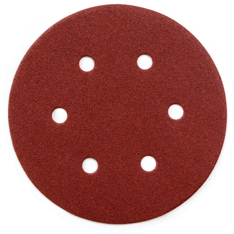 150X 150mm 6" Sanding Discs Pads 60 - 240 Grit Mixed Orbital Sander Sandpaper